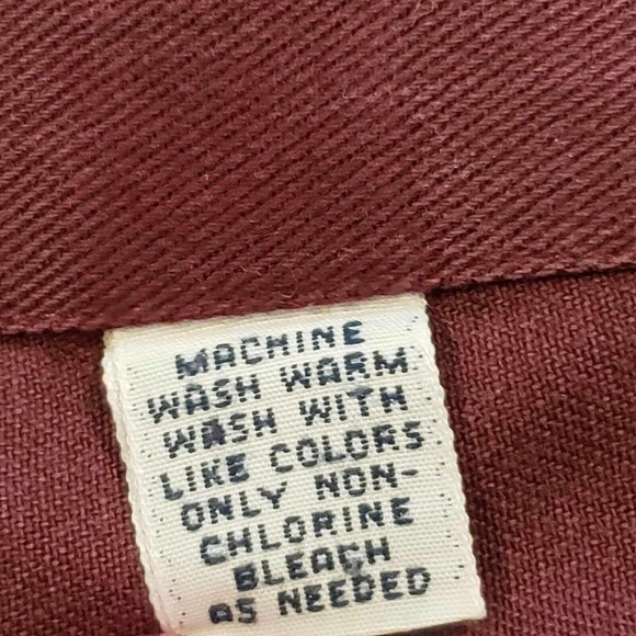 Polo Ralph Lauren Shirt Vtg Mens L Oxford Plaid Blake Button Down LS Maroon Red - Picture 5 of 10